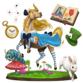 divine horse alice in wonderland 