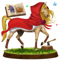 divine horse little red riding hood