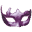 the purple carnival mask